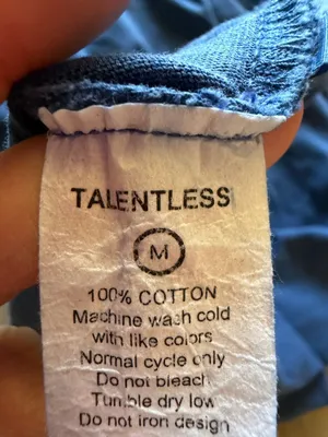Talentless Women's Premium Cotton Crewneck Tee - Size M - Brand New thumbnail 2