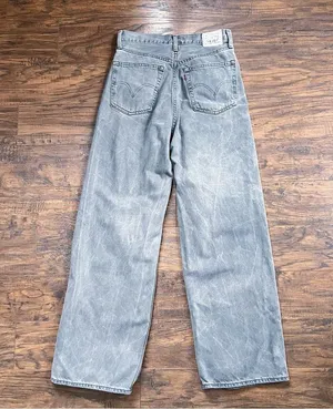 Levi’s • WellThread® High Loose Women's Jeans baggy wide leg Silver Bloom grey thumbnail 10