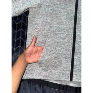 Lululemon Women's Stratum Hoodie Heathered Space Dyed Grey Full Zip Sz 6 thumbnail 3
