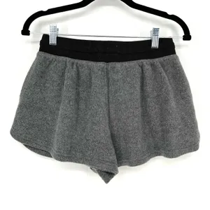 FEAT BlanketBlend Fleece Shorts Womens S Gray High Rise Lounge Sweatshorts NWT thumbnail 4