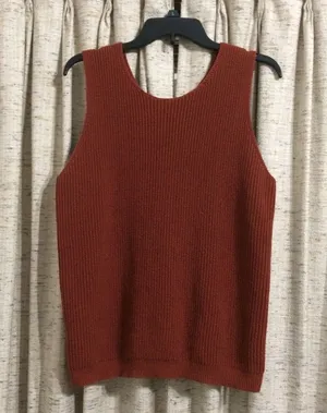 LOFT Ribbed Sweater Tank thumbnail 1