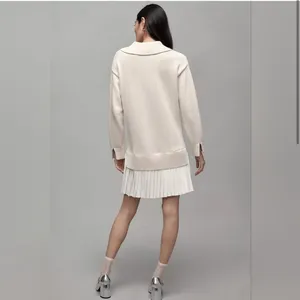 Anthropologie English Factory Twofer Dress Cream White New With Tags holiday thumbnail 2