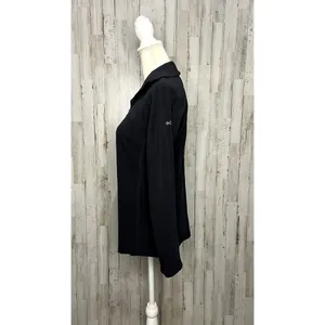 Columbia Women's Black 1/2 Zip Fleece Pullover Size‎ Medium Casual Top thumbnail 4