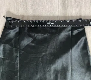 Black Silky Midi Fit and Flare Skirt / Size XS-S thumbnail 9
