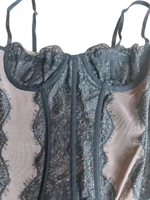 Urban Outfitters Out From Under Modern Love Corset Top Shirt Blouse Size Small thumbnail 3