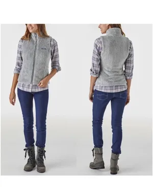 Patagonia Women's Los Gatos Fleece Vest Drifter Grey thumbnail 2