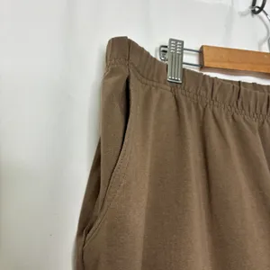L.L.Bean Brown Elastic Waistband Stretch Pants Cotton Lycra Womens Large thumbnail 3
