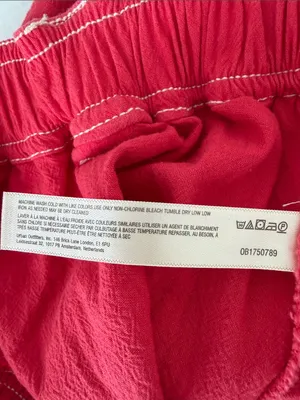 Free People Washed Tomato Red Utility Shorts Coastal Euro Summer thumbnail 12