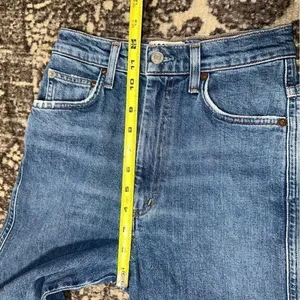 AGOLDE Denim Women’s Size 25 Placebo Blue High Rise Pinch Waist Kick Jeans thumbnail 13