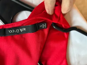Ark & Co. red silhouette dress thumbnail 5