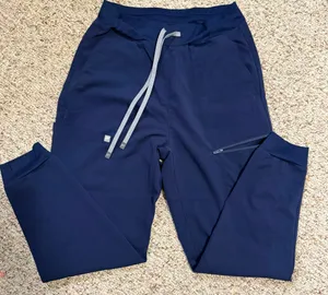 Fabletics High-Waisted Scrub Set Short Navy thumbnail 6
