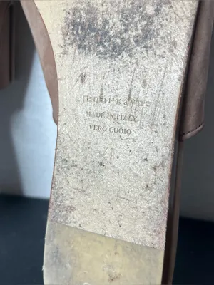 Jenni Kayne Oiled Leather Point Toe Slip On Mules in Taupe EU 41 Quiet Luxury thumbnail 9