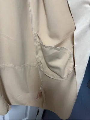 Philosophy Light Beige Suede Trench Coat thumbnail 6