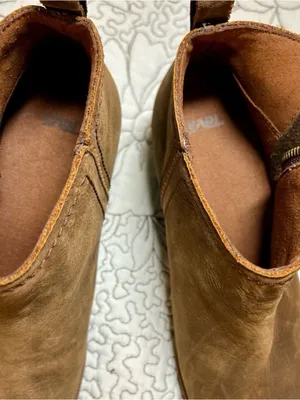 💥 TEVA Anaya Waterproof Leather Side Zip Ankle Boots Brown Women’s 7💛 thumbnail 10