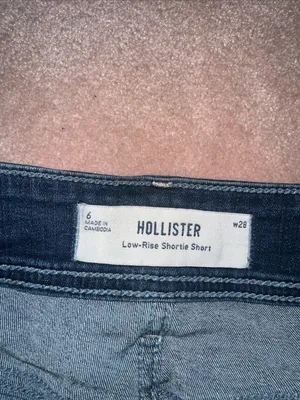Hollister Low Rise Shortie Short Denim Shorts thumbnail 3