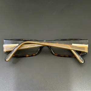 PRADA VPR 16G 766-101 Brown Tortoise Shell 53-17-135 Rectangular Eyeglass Frame thumbnail 6