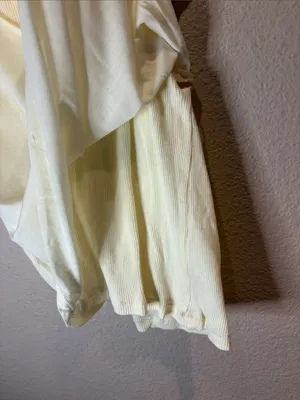 Mango Selection Women’s Combined Lyocell Top Size Small Cream Layered thumbnail 4