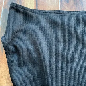 Missguided NWT Black Ribbed High Waisted Bikini Bottom Mix & Match Size 6 thumbnail 9