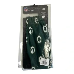 Green Bay Packers FOCO Gaiter Scarf NFL‎ Football Fan Gear Green - new thumbnail 3
