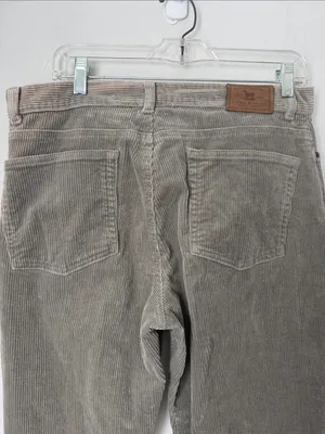 Lauren Jeans Co Ralph Lauren Green Corduroy Women’s Pants, size 12 🔴 thumbnail 5