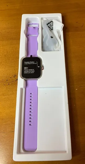 TOOBUR Smart‎ Watch Purple 1.91in Touchscreen IP68 Bluetooth thumbnail 1