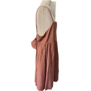 Altar'd State Women's Metallic Copper Tie Back Mini Dress size XXL NWT thumbnail 5