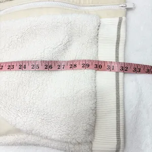 Athleta Tugga long sherpa jacket in a‎ natural/cream color Size L thumbnail 13