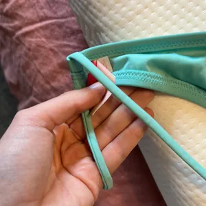Turquoise blue Victoria’s secret push-up bikini top with underwire 34D thumbnail 9