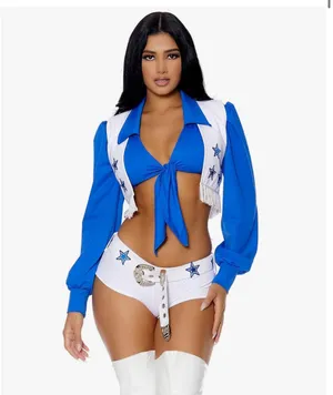 Forplay DCC Dallas Cowboys Cheerleader Costume thumbnail 1