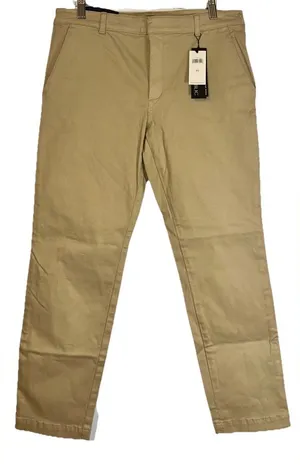 Banana Republic Pants Women Size 8S Skinny Khaki Ankle Mid-Rise Tan Workwear NWT thumbnail 1