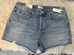 25. Agolde nwt Jean shorts sz 32 Parker long $148ret thumbnail 1