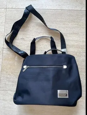 Versace Parfume Crossbody Nylon Bag‎ Saddle Bag Black Designer thumbnail 1