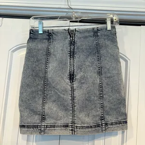 Free People‎ Denim Skirt Size 4 thumbnail 2