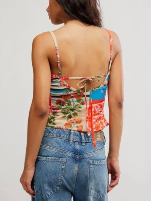 FREE PEOPLE NWT Estella Tank / Pop Combo thumbnail 4
