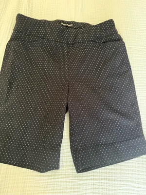 Hilary Radley Black Polka Dot Bermuda Shorts thumbnail 1