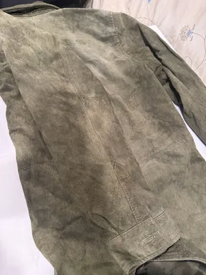bagatelle Olive Green Suede Button-Front Jacket thumbnail 7