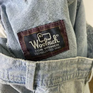 Vintage Woolrich Light Wash Pleated Denim High Rise Mom Jeans Size 10 thumbnail 4