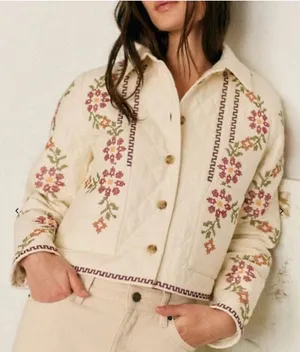 Sezane x Lucia Vergara liah jacket thumbnail 1