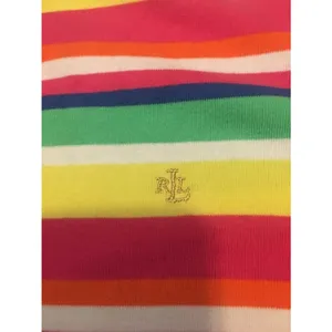 Lauren Ralph Lauren Women's Large Top Multicor lStriped Short Sleeve Shirt thumbnail 4
