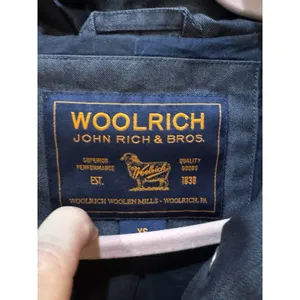 Woolrich John Rich‎ & Bros. hooded utility vest Size XS Lightweight Blue thumbnail 5