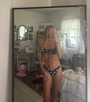 Black And White Polka Dot Halter Size XS thumbnail 5