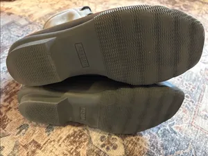 Sperry  Black Rubber Duck Boots with Gray Suede Upper thumbnail 9