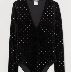 Rhinestone Velvet Bodysuit thumbnail 4