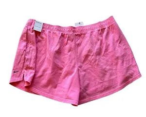NWT NIKE Sportswear High Rise Wash Short Baby PINK SZ-2X thumbnail 8
