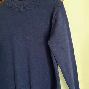 Amazon Kirundo Navy Button Mockneck medium thumbnail 5
