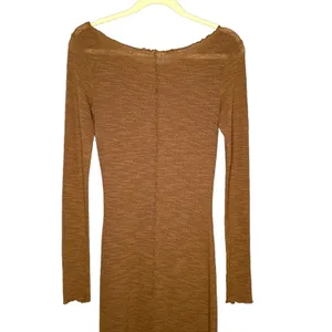 Urban Outfitters Out From Under Gauze Sheer Maxi Dress S Slit Long Sleeve Raw Hem Fairy Grunge thumbnail 9