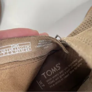 Toms Womens‎ Majorca Peep Toe Ankle Booties Size 7 thumbnail 7