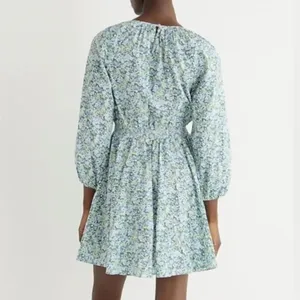 J.Crew Palermo smocked-waist mini dress in Liberty Thorpe Hill fabric M thumbnail 3