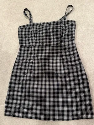 Forever 21 Black and white plaid mini dress thumbnail 1