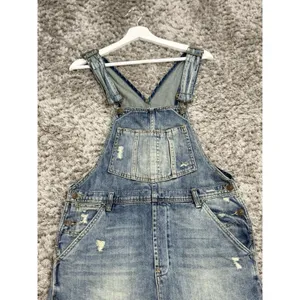 Free People We The Free Women’s Baxter Denim Dress Overall Jumper Grunge Size S thumbnail 4